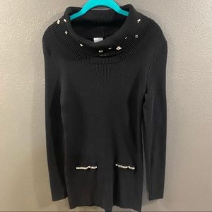 Black sweater/minidress
